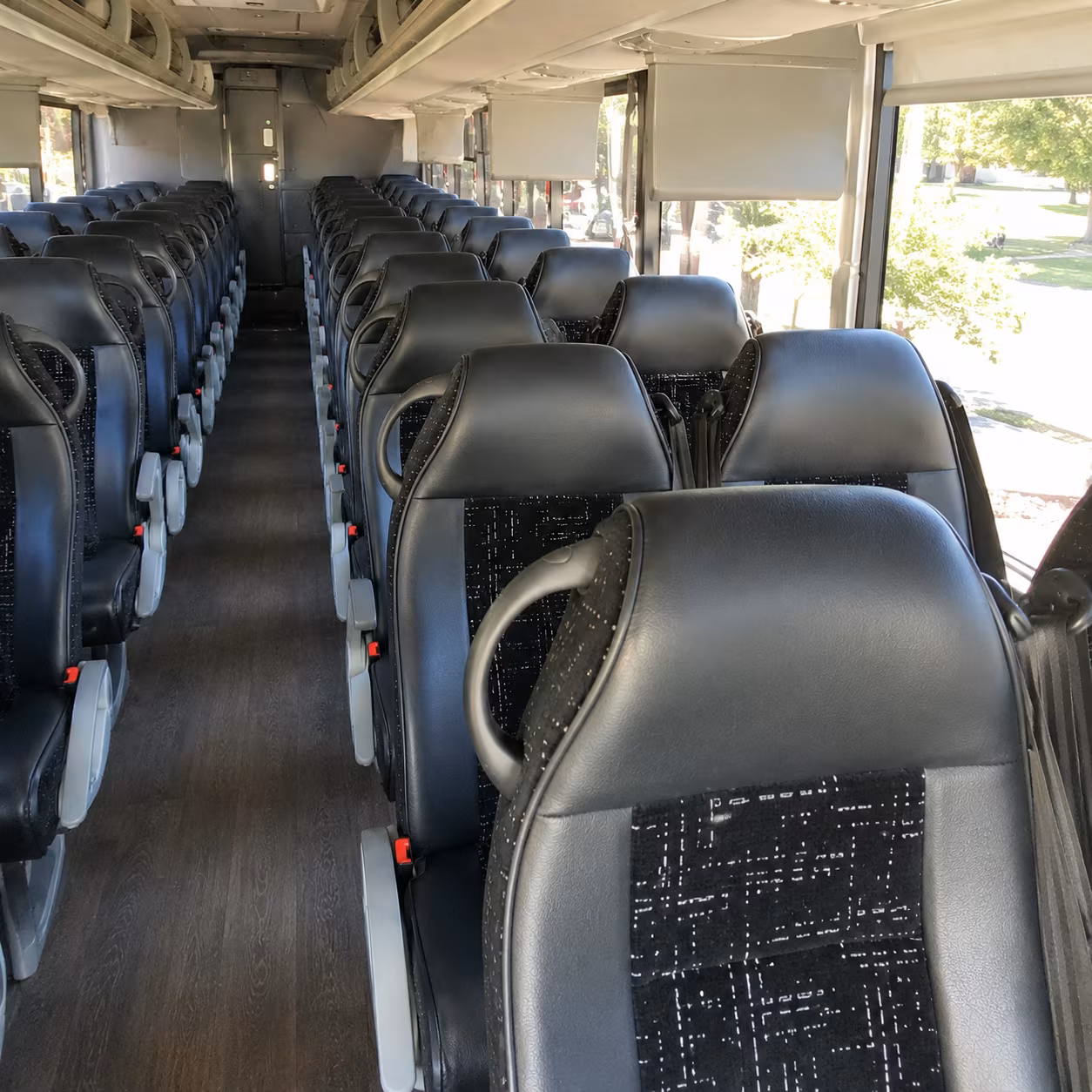 warwick charter bus services interior